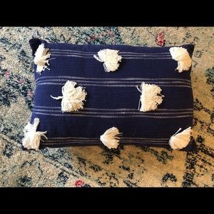 Anthropologie Pom pom lumbar pillow